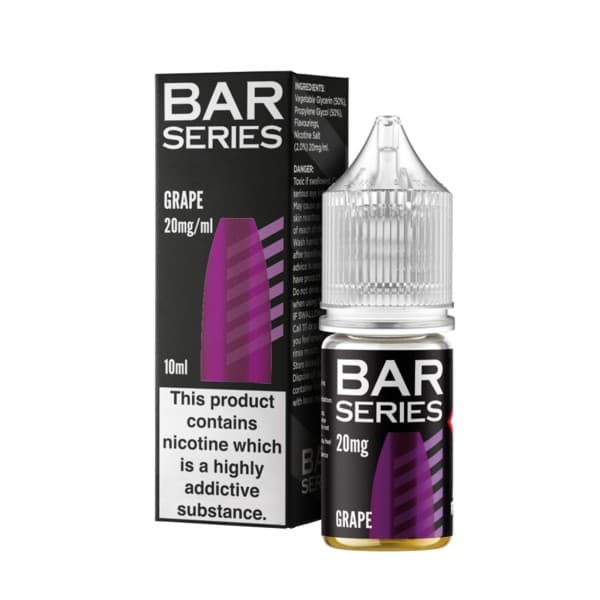 Bar Series Grape 10mg – Nic Salt E-Liquid