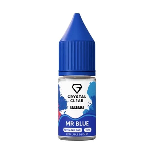 Crystal Clear Mr Blue 10mg – Nic Salt E-Liquid