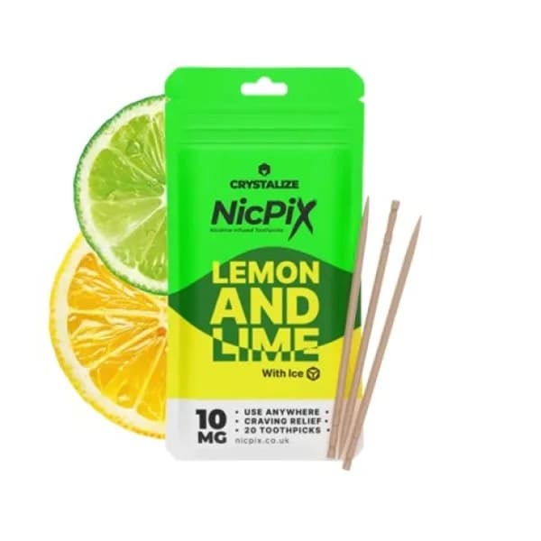 Crystalize NicPix Lemon and Lime with Ice 10mg (20 Pack) – Nicotine Toothpicks