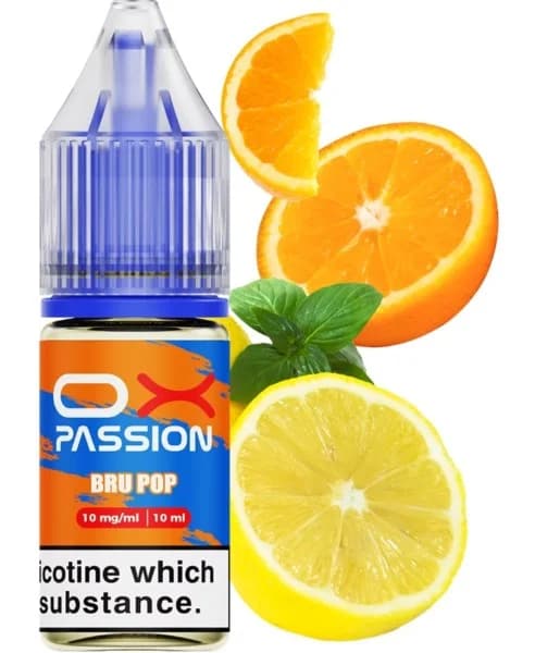 Ox Passion Bru Pop 10mg – Nic Salt E-Liquid