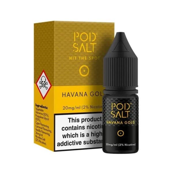 POD SALT Havana Gold 11mg – Nic Salt E-Liquid