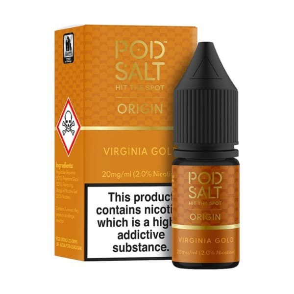 POD SALT Virginia Gold 11mg – Nic Salt E-Liquid