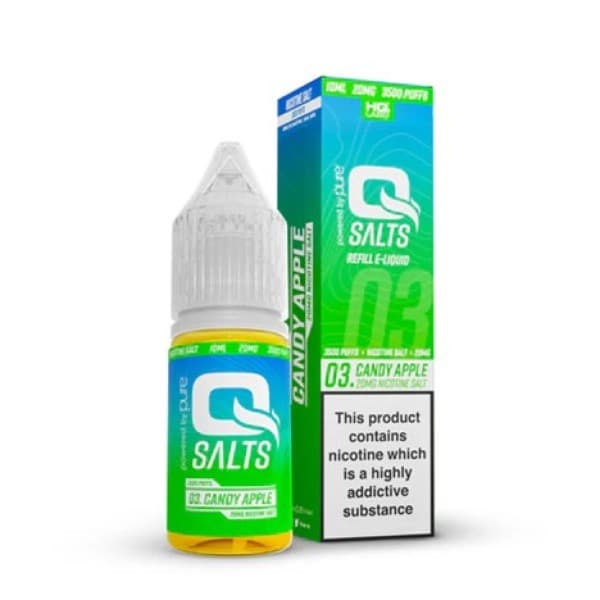 Q Salts Candy Apple 20mg – Nic Salt E-Liquid