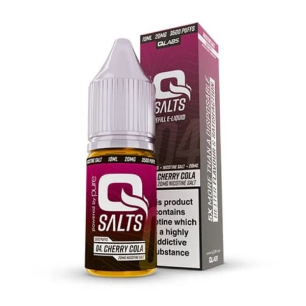 Q Salts Cherry Cola 5mg – Nic Salt E-Liquid