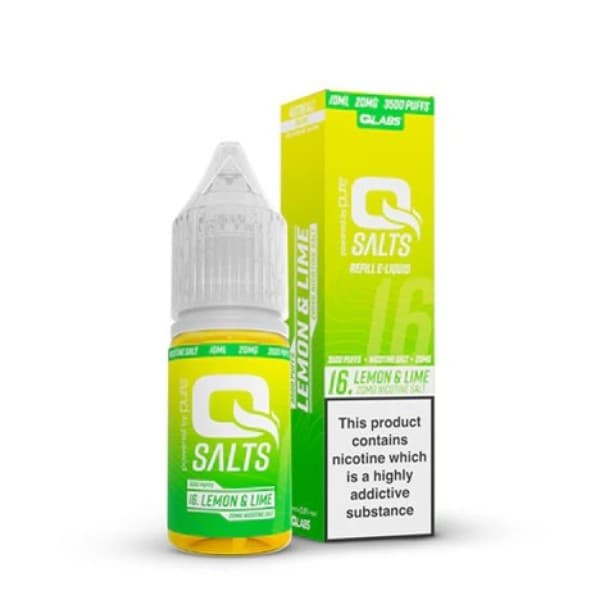 Q Salts Lemon Lime 20mg – Nic Salt E-Liquid