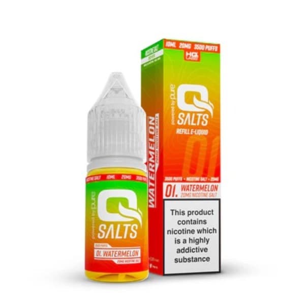 Q Salts Watermelon 20mg – Nic Salt E-Liquid