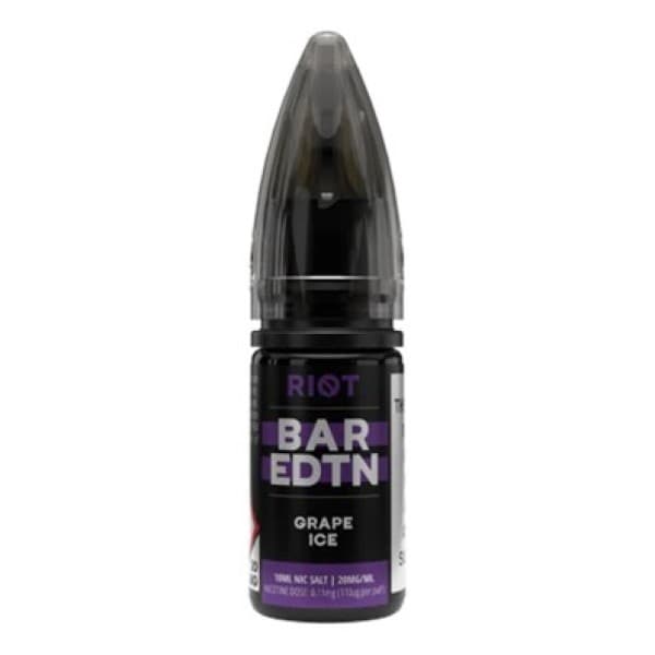 Riot BAR EDTN Grape Ice 5mg – Nic Salt E-Liquid