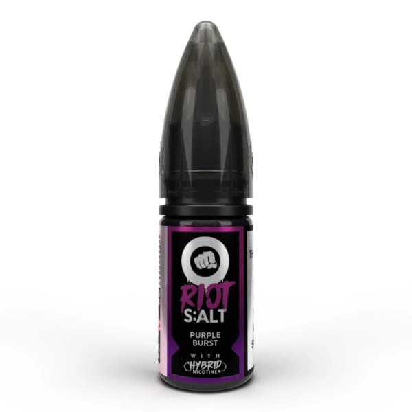 Riot Salt Purple Burst 10mg – Hybrid Nic E-Liquid
