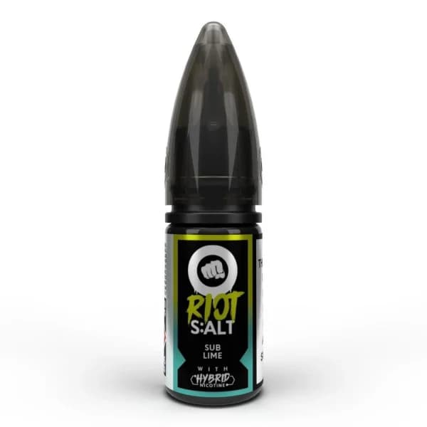 Riot Salt Sub Lime 10mg – Hybrid Nic E-Liquid
