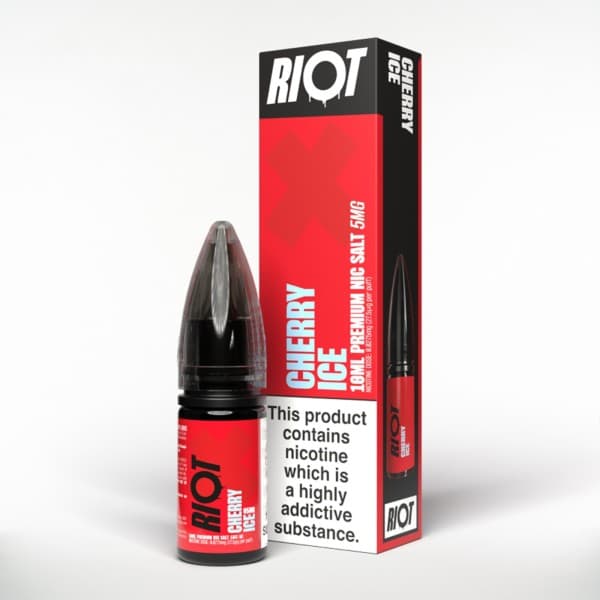 Riot X Cherry Ice 5mg – Nic Salt E-Liquid