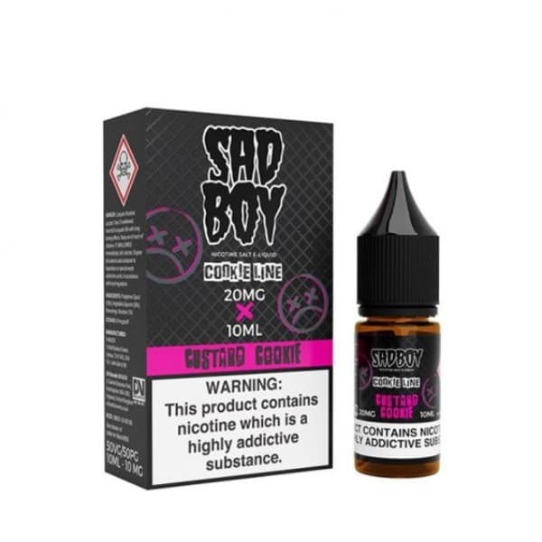 Sad Boy Custard Cookie 10mg – Nic Salt E-Liquid