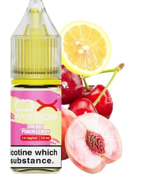 Ox Passion Cherry Peach Lemon 10mg – Nic Salt E-Liquid